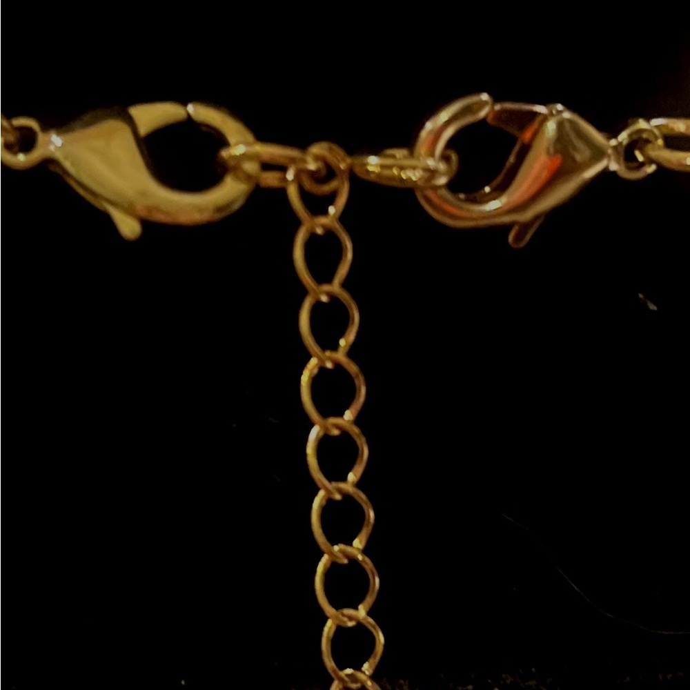 Premier Designs NWT In the Navy Beaded Necklace with Gold Accents - Picture 7 of 15